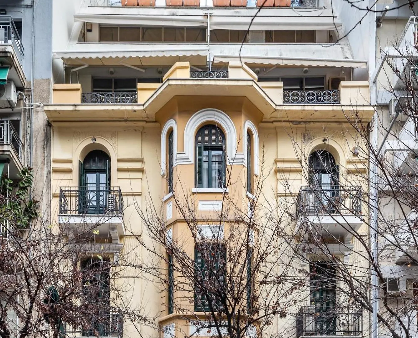Coco By Halu! : Neoclassical Apt With Balcony Szaloniki